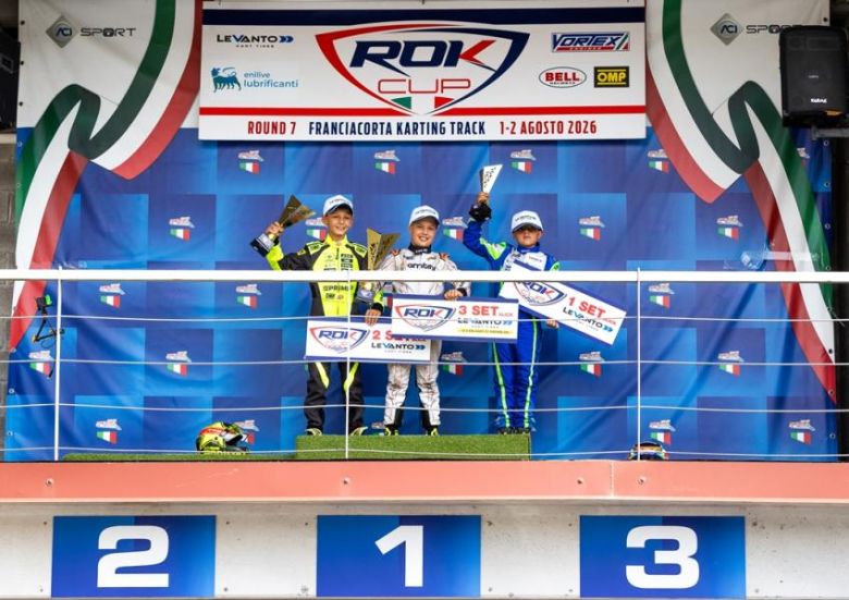 Młody Pelikan wywalczył podium w upalny weekend na Franciacorcie