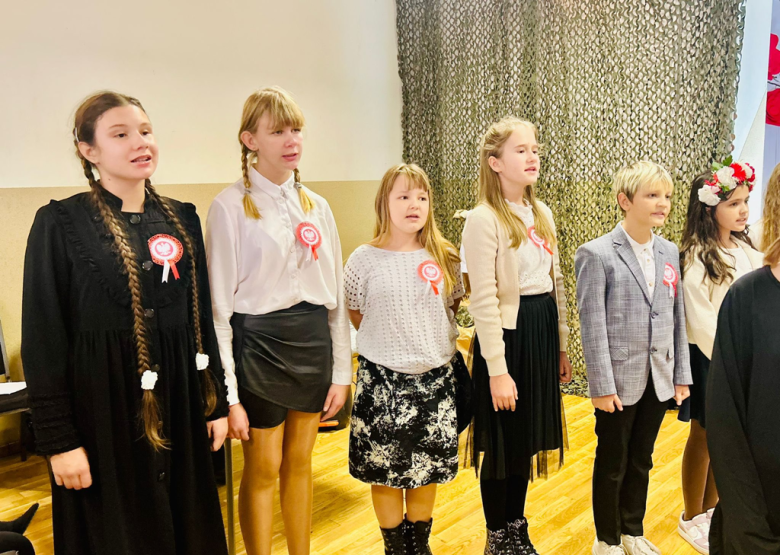  Akademia z okazji Święta Niepodległości w Niepublicznej Szkole Podstawowej w Lubnowie