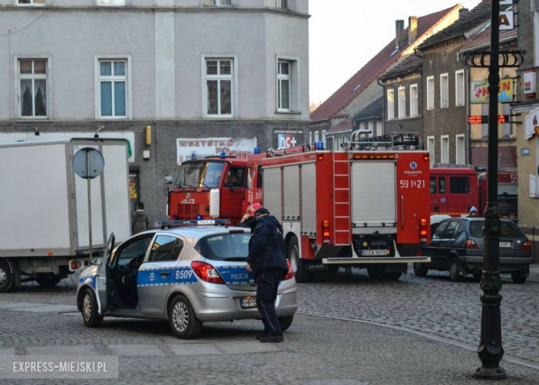 Pożar kamienicy w Ząbkowicach Śląskich.