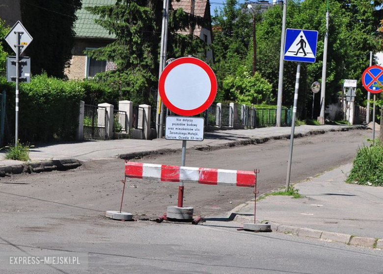 Remont ul. Żeromskiego w Ząbkowicach Śląskich