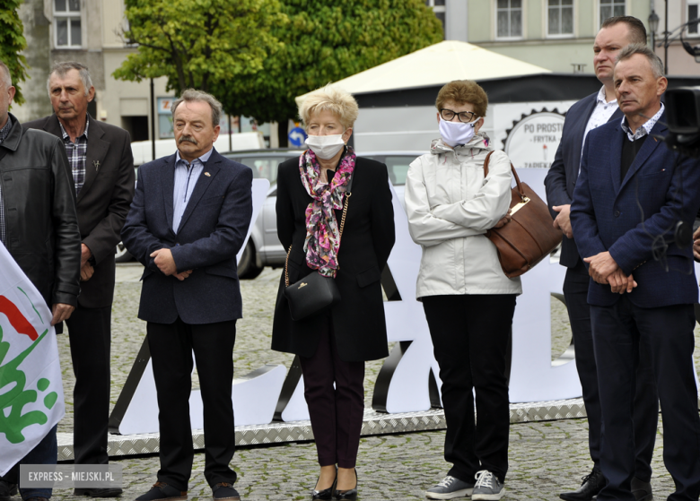 Uroczyste otwarcie wystawy plenerowej „Tu rodziła się »Solidarność« Rolników"