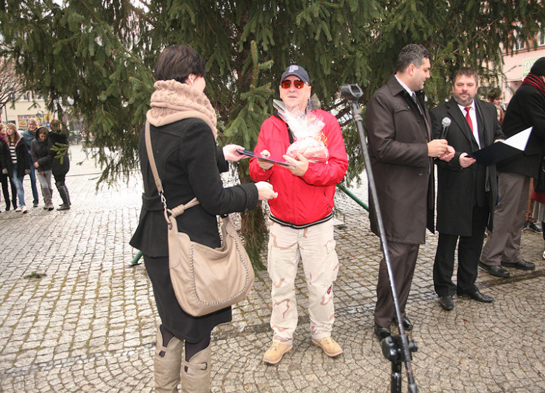 Jurek Owsiak w ząbkowickim Rynku