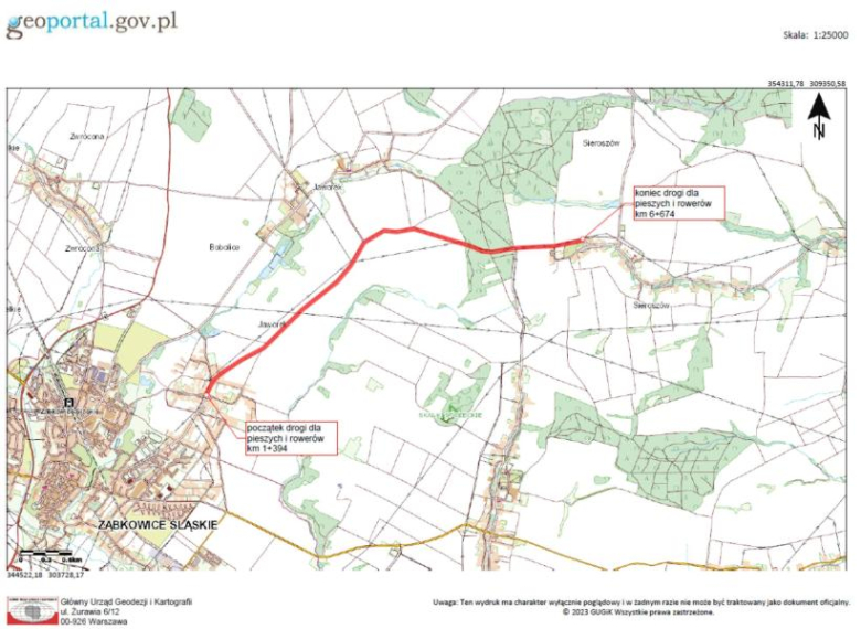 W 2026 roku powstanie ścieżka pieszo-rowerowa łącząca Jaworek i Sieroszów