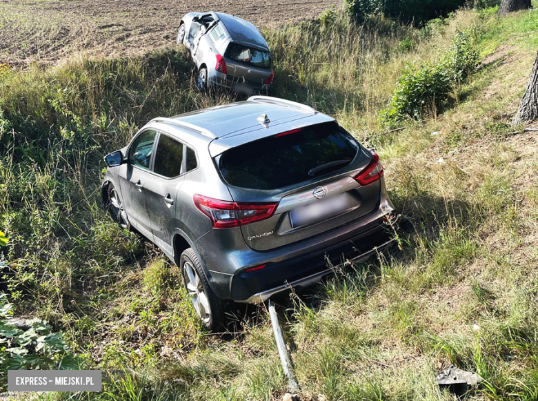 Zderzenie suzuki i nissana między Kamieńcem Ząbkowickim a Złotym Stokiem