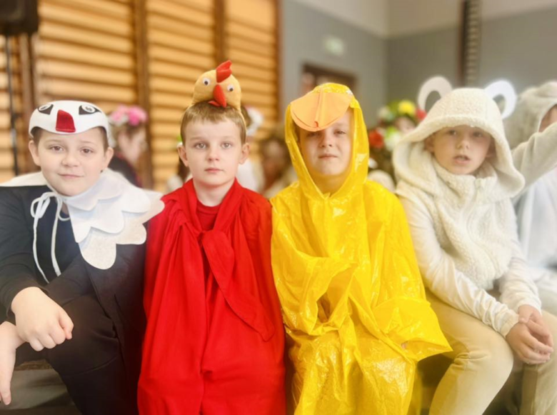 Apel wielkanocny w Szkole Podstawowej w Henrykowie