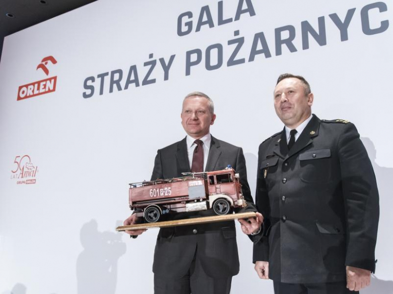 Gala Straży Pożarnych w Warszawie z udziałem strażaków-ochotników z Barda