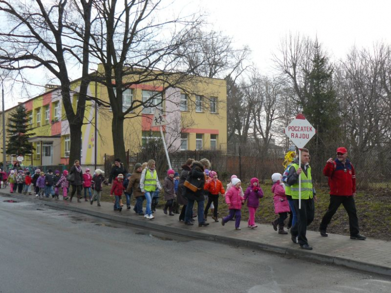 Rajd wiosenny przedszkolaków 