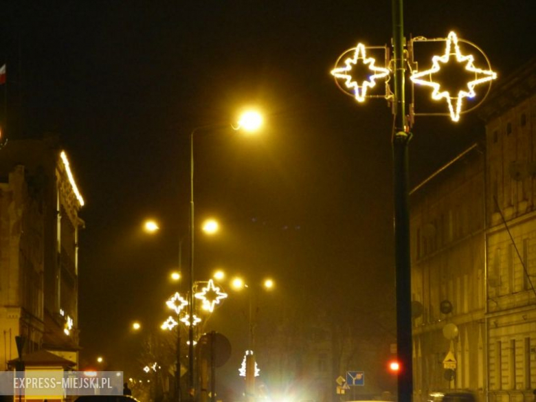 Ząbkowice Śląskie w nocnej scenerii