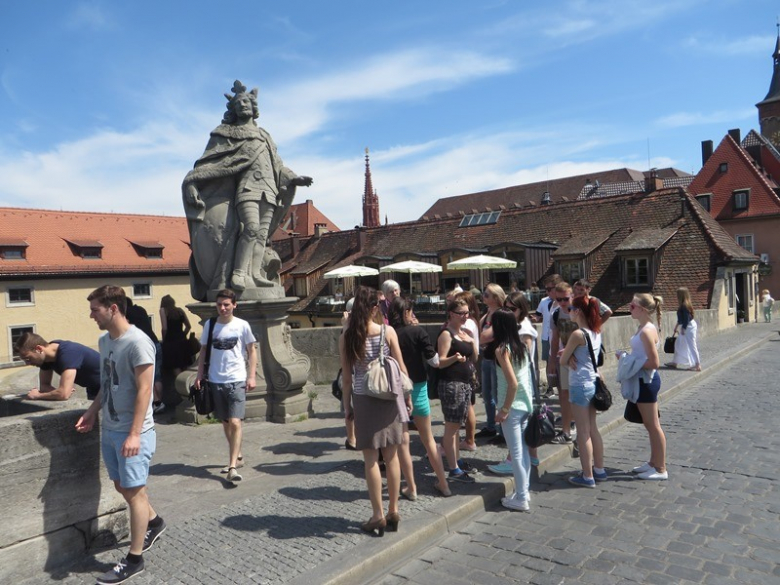 Młodzież z Ziębic w Niemczech