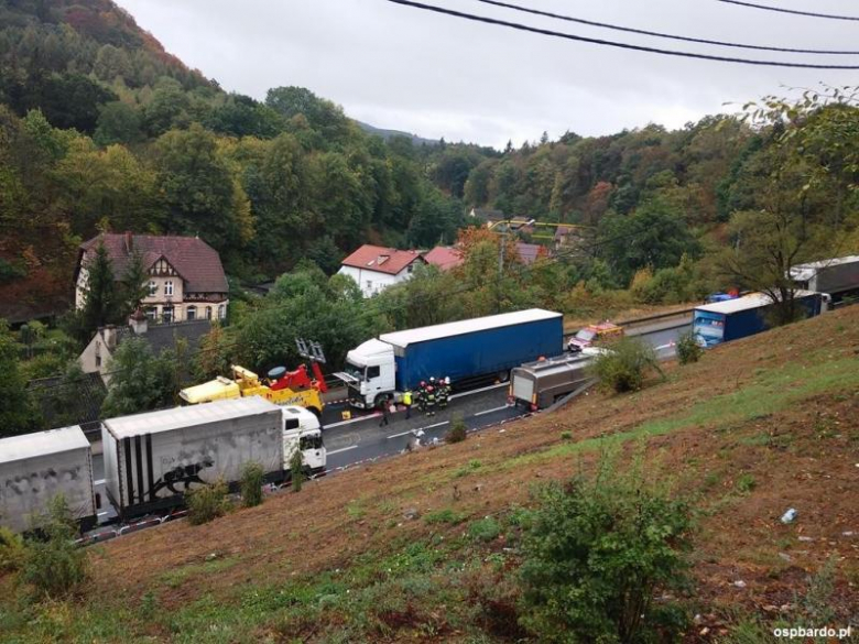 Wypadek na krajowej ósemce