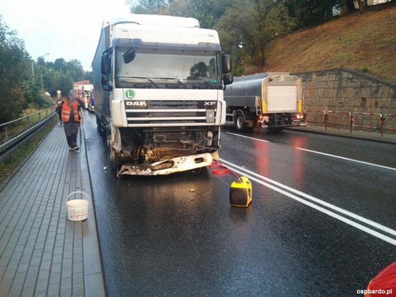 Wypadek na krajowej ósemce