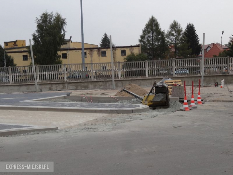 Pierwsze efekty prac związanych z remontem dworca autobusowego przy al. Niepodległości