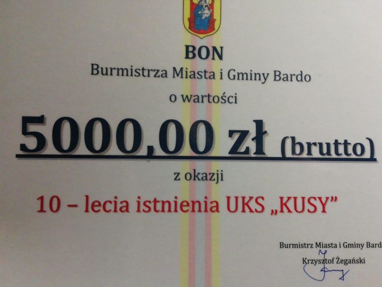 10-lecie UKS „Kusy” Bardo