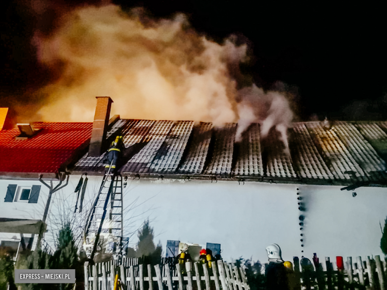 Nocny pożar na terenie agroturystyki w Baldwinowicach