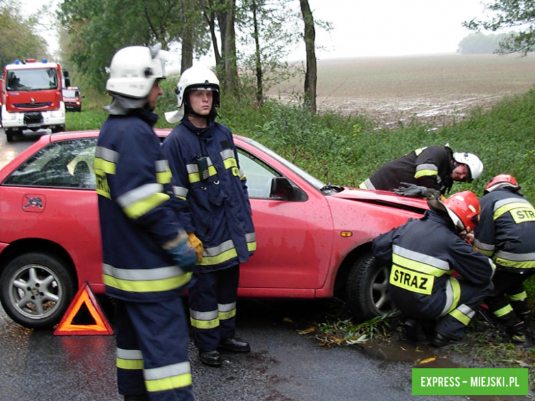 Stłuczka na drodze między Stolcem a Ząbkowicami