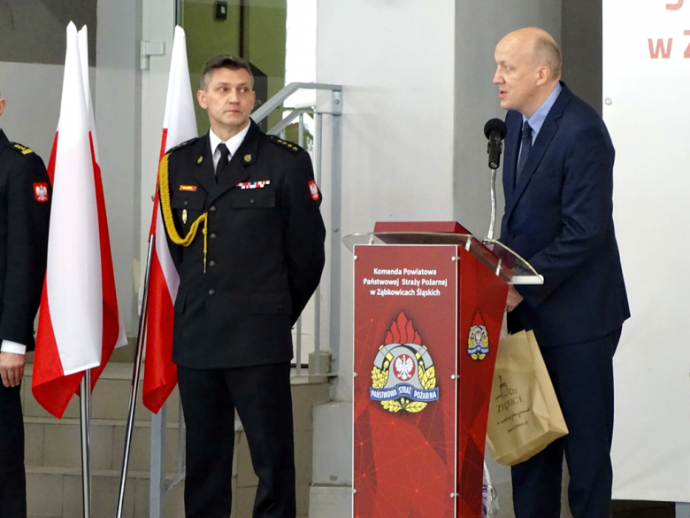 Pożegnanie Komendanta Powiatowego st.kpt. mgr. inż. Bartłomieja Zarzyckiego, odchodzącego na emeryturę