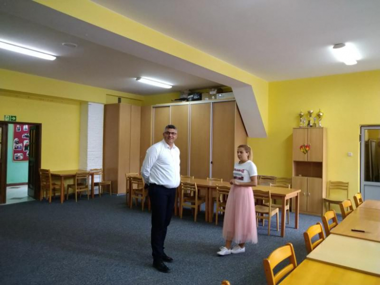 Sala świetlicowa w budynku Centrum Terapeutycznego odnowiona