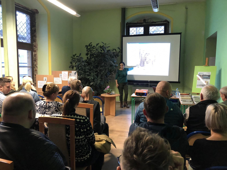 Joanna Lamparska w ząbkowickiej bibliotece