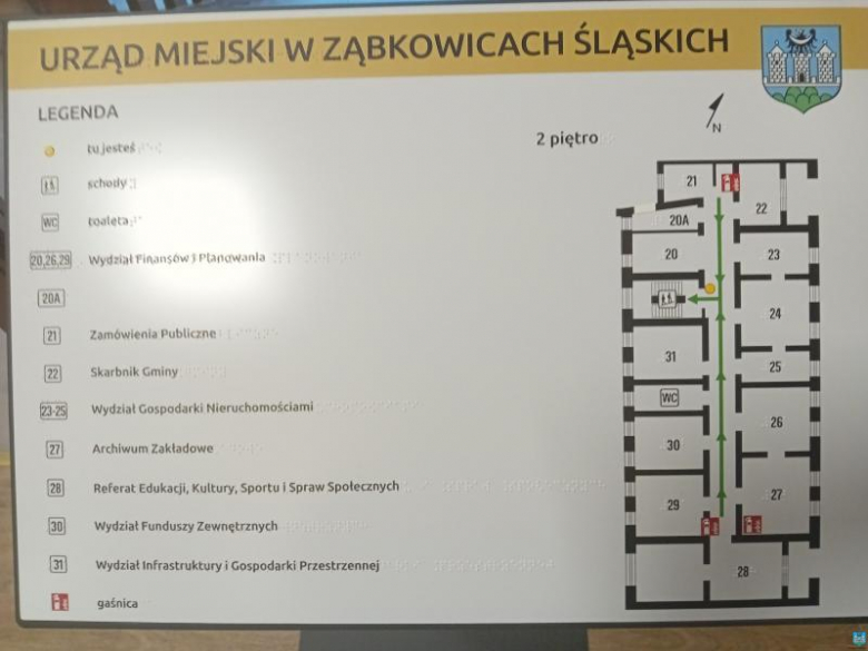 Urząd Miejski w Ząbkowicach Śląskich dostosowany dla osób z niepełnosprawnościami