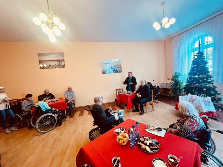 Spotkanie władz gminy z mieszkańcami Domu Pomocy Społecznej w Ziębicach