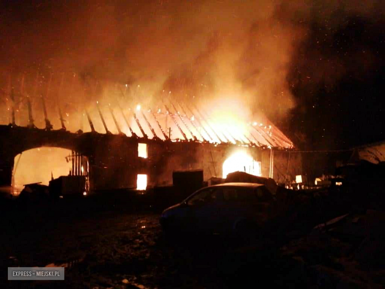 Pożar stodoły w Stolcu