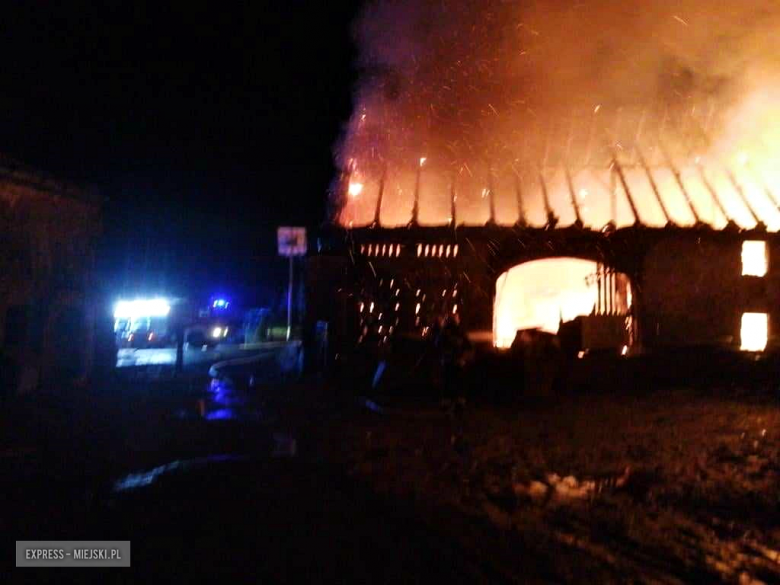 Pożar stodoły w Stolcu