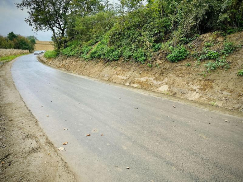 Pierwszy etap budowy drogi łączącej Osinę Małą z Osiną Wielką wykonany