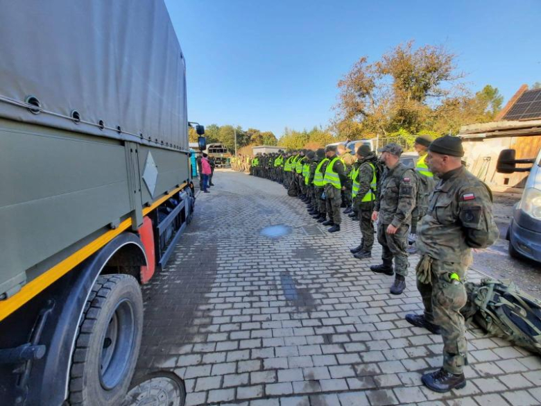 Blisko 80 żołnierzy WOT pomagało w usuwaniu skutków w powodzi w gminie Kamieniec Ząbkowicki