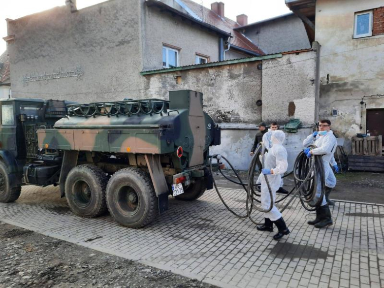 Blisko 80 żołnierzy WOT pomagało w usuwaniu skutków w powodzi w gminie Kamieniec Ząbkowicki