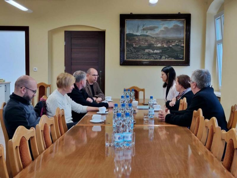 Eksperci w zakresie gospodarki wodno-ściekowej w wizytą w Złotym Stoku