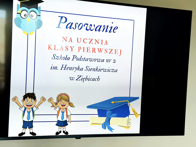 Pasowanie na ucznia w Szkole Podstawowej nr 2 w Ziębicach