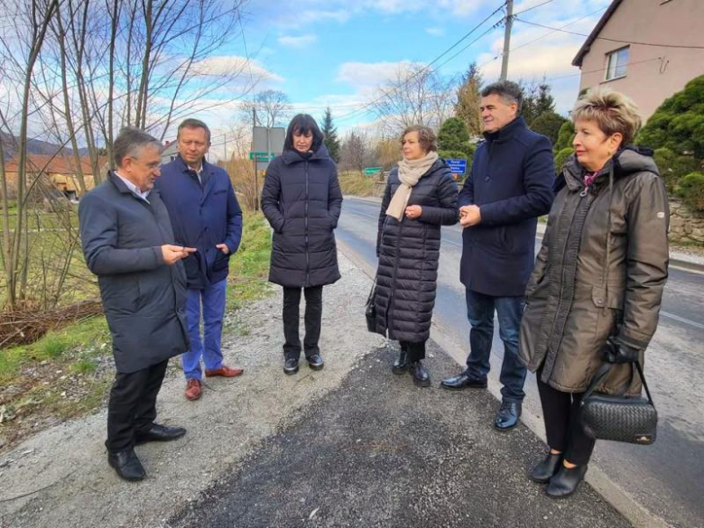 Zarząd powiatu wizytował drogi przebudowane w 2024 roku