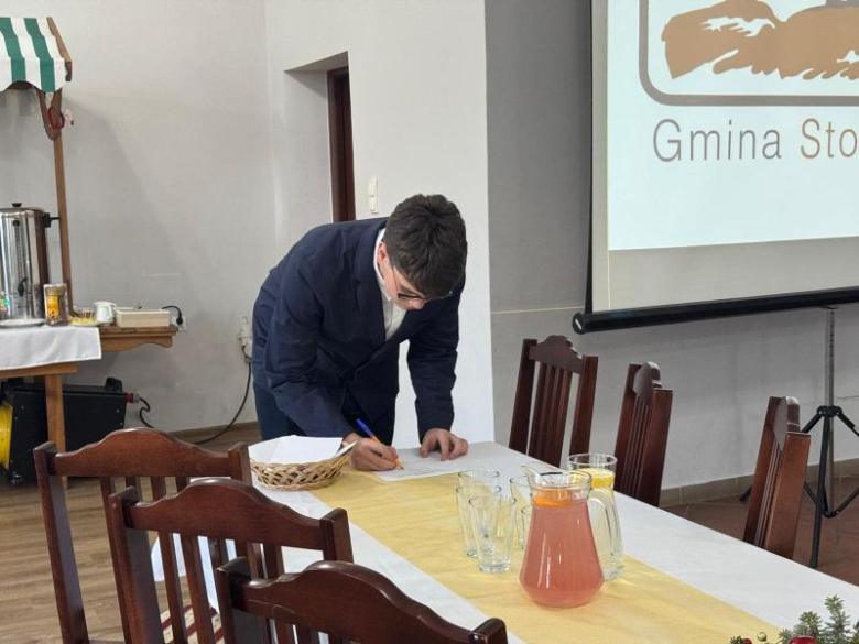 Inauguracyjna sesja I kadencji Młodzieżowej Rady Gminy Stoszowice