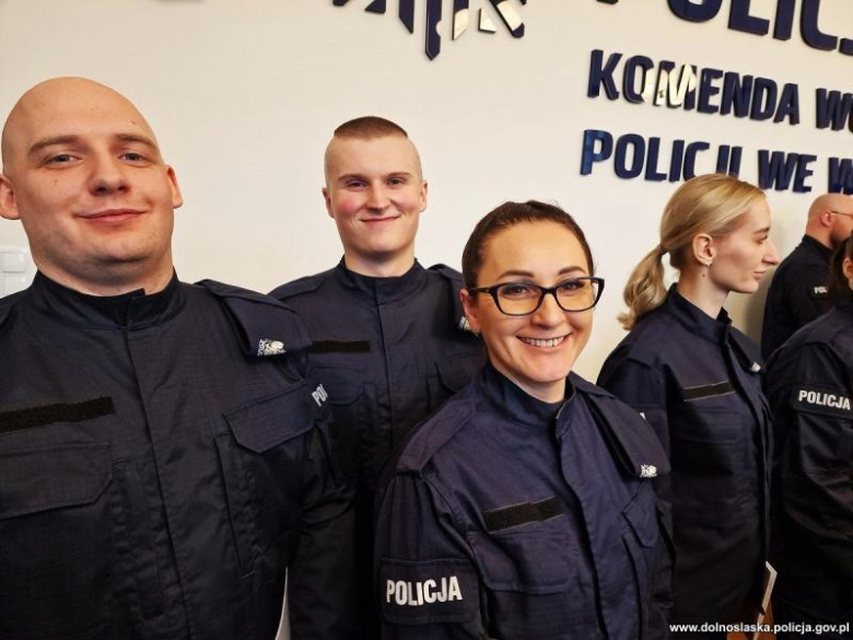 Nowi funkcjonariusze zasili szeregi dolnośląskiej policji