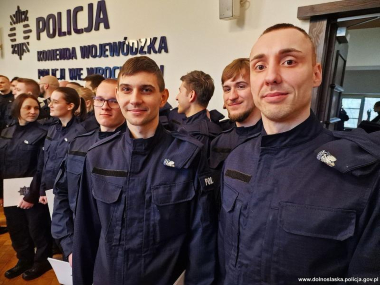 Nowi funkcjonariusze zasili szeregi dolnośląskiej policji