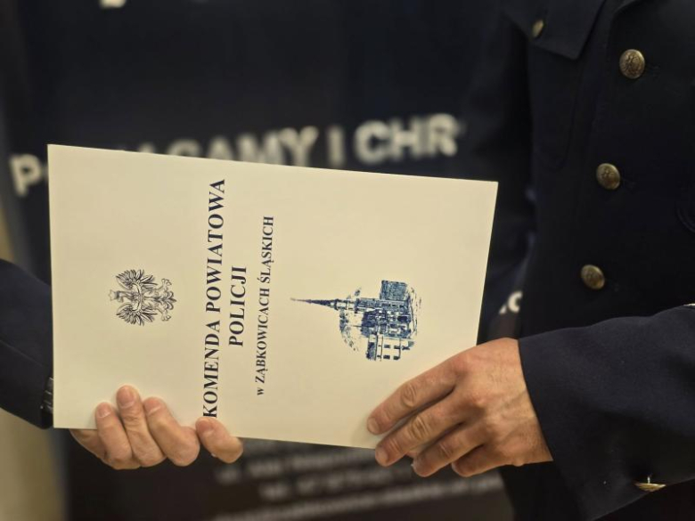 Oficjalne mianowanie komendanta Komisariatu Policji w Kamieńcu Ząbkowickim