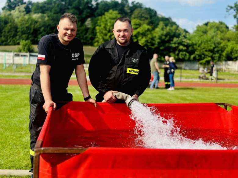 Zawody sportowo-pożarnicze w Ziębicach: OSP Ciepłowody tuż przed Głęboką
