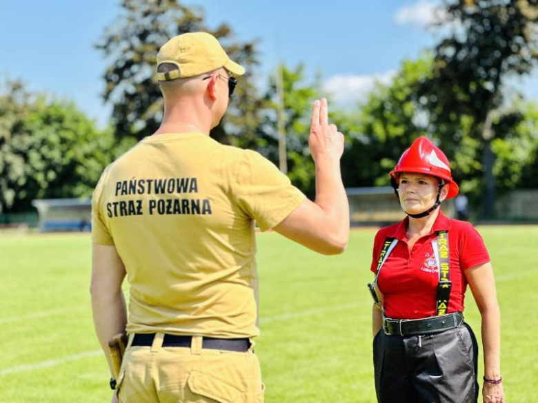 Zawody sportowo-pożarnicze w Ziębicach: OSP Ciepłowody tuż przed Głęboką