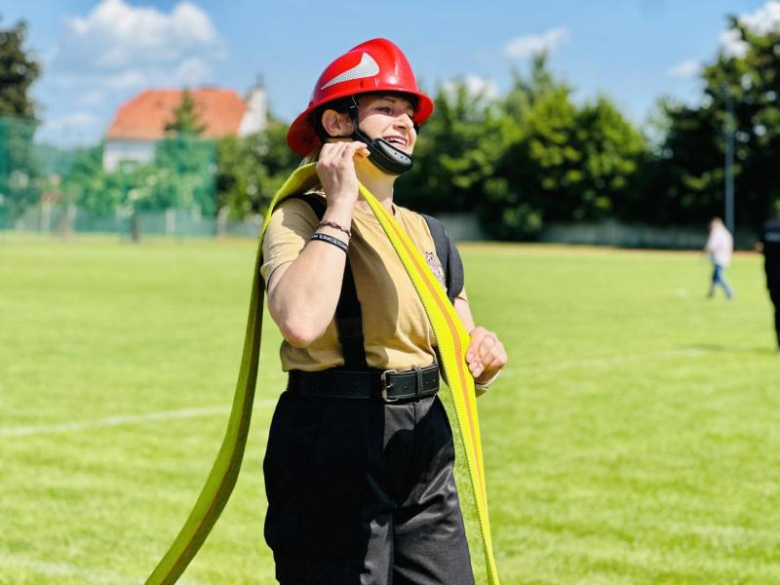 Zawody sportowo-pożarnicze w Ziębicach: OSP Ciepłowody tuż przed Głęboką
