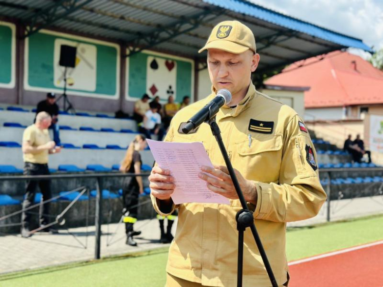 Zawody sportowo-pożarnicze w Ziębicach: OSP Ciepłowody tuż przed Głęboką
