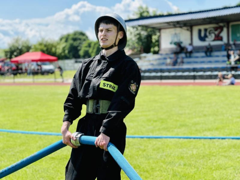 Zawody sportowo-pożarnicze w Ziębicach: OSP Ciepłowody tuż przed Głęboką