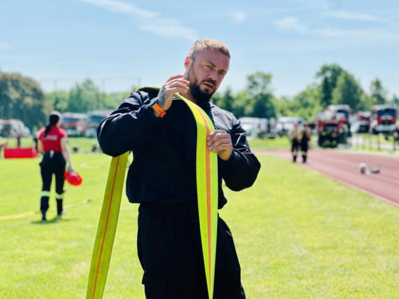 Zawody sportowo-pożarnicze w Ziębicach: OSP Ciepłowody tuż przed Głęboką