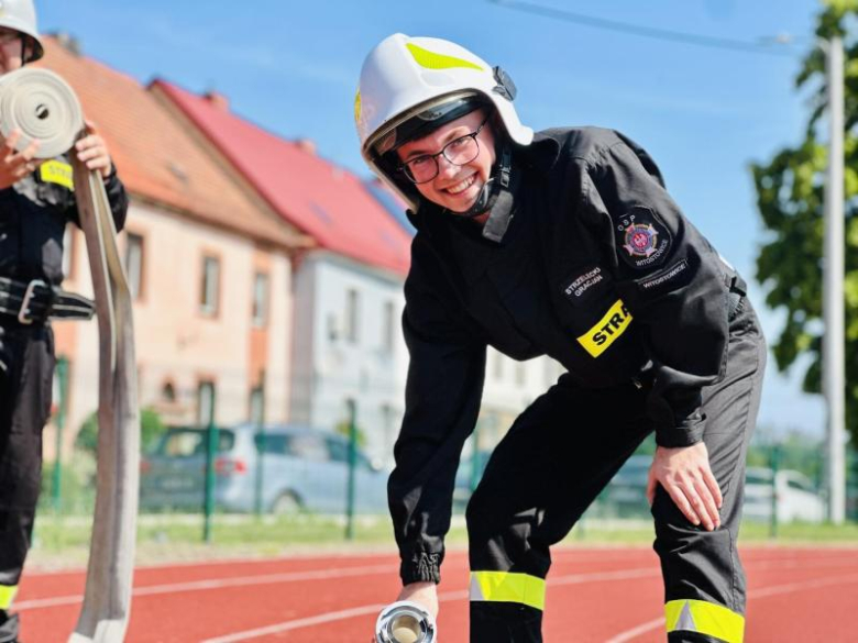 Zawody sportowo-pożarnicze w Ziębicach: OSP Ciepłowody tuż przed Głęboką
