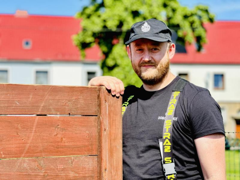 Zawody sportowo-pożarnicze w Ziębicach: OSP Ciepłowody tuż przed Głęboką