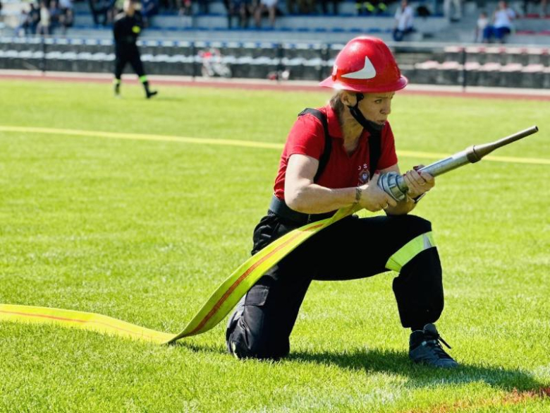 Zawody sportowo-pożarnicze w Ziębicach: OSP Ciepłowody tuż przed Głęboką