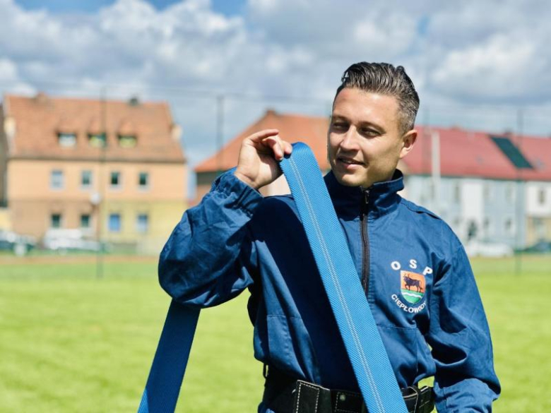 Zawody sportowo-pożarnicze w Ziębicach: OSP Ciepłowody tuż przed Głęboką