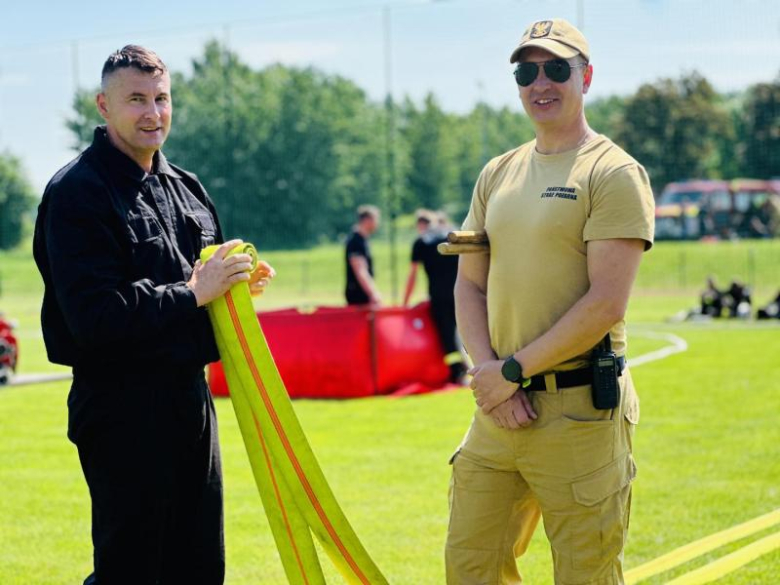 Zawody sportowo-pożarnicze w Ziębicach: OSP Ciepłowody tuż przed Głęboką