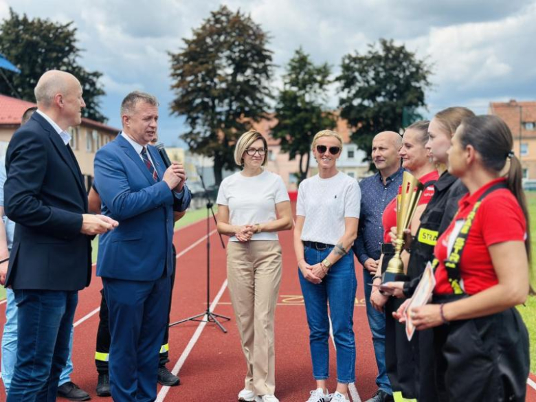 Zawody sportowo-pożarnicze w Ziębicach: OSP Ciepłowody tuż przed Głęboką