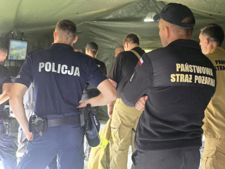 Ćwiczenia służb w Twierdzy Srebrna Góra