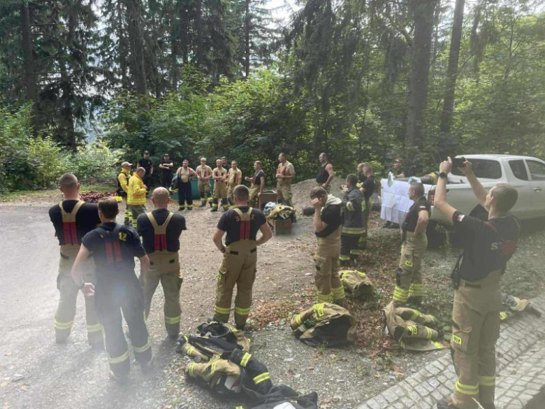 Ćwiczenia służb w Twierdzy Srebrna Góra